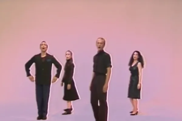 Still image from Meredith Monk and Ping Chong, Turtle Dreams, 1983, 28 min, color, sound