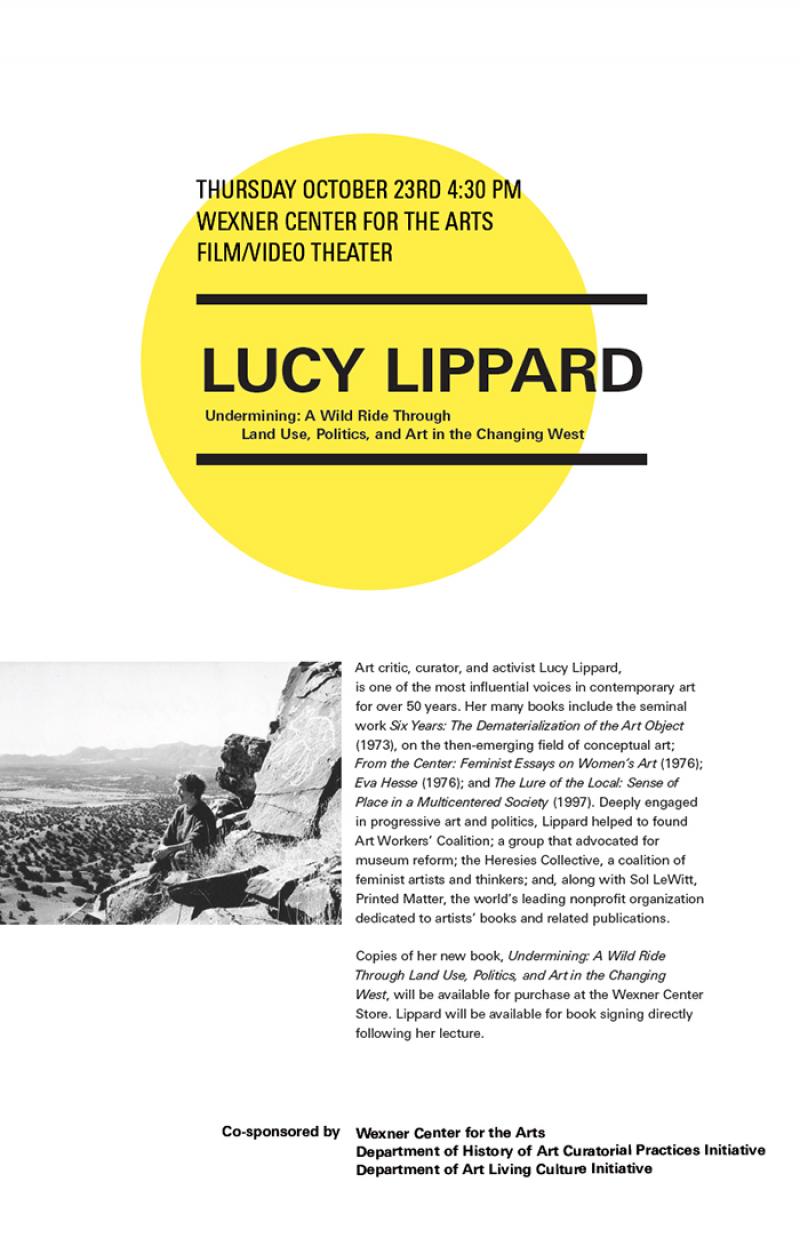 Lucy Lippard Curatorial Talk